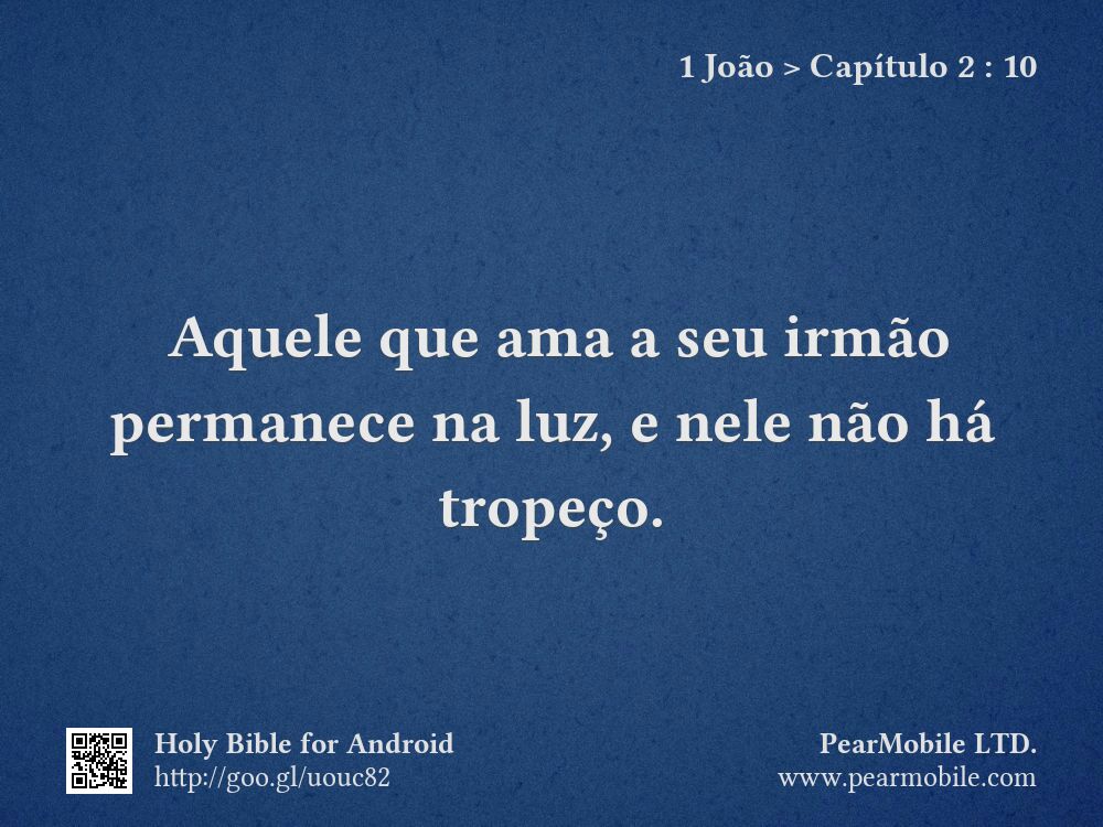 1 João, Capítulo 2:10